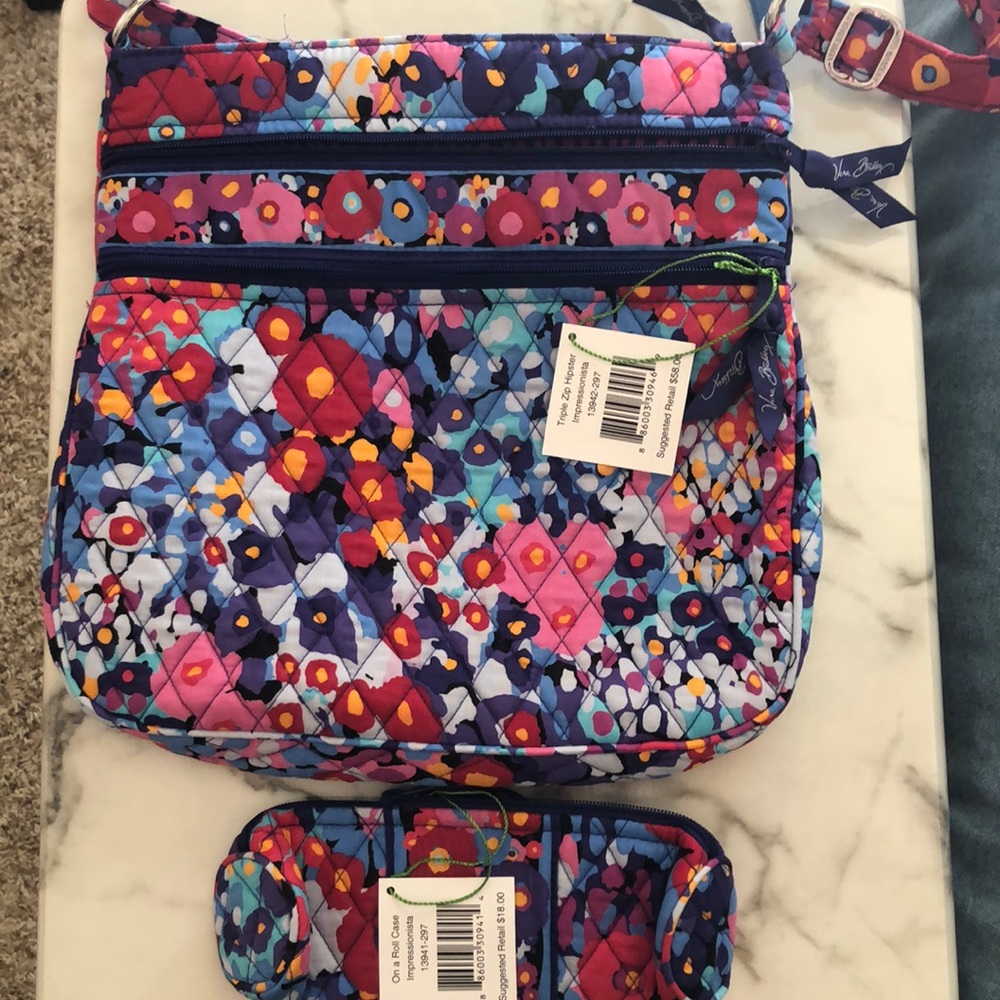 NWT Vera Bradley Hipster / Free Case